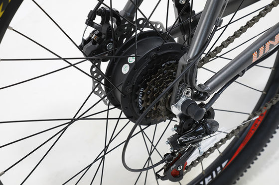 Bicicleta de montaña eléctrica de batería de litio de 6 velocidades personalizada para aventuras fuera de carretera