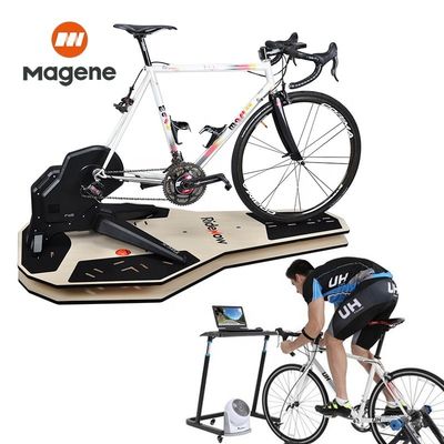 Mejorar el entrenamiento en bicicleta con Tacx Flux Compatible Bike Trainer y Rocking Board