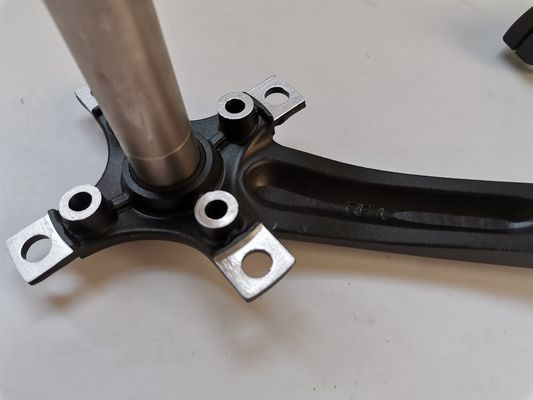 Crankset de bicicleta de montaña 170mm 104BCD Componentes de bicicleta de aleación 790g con soporte inferior