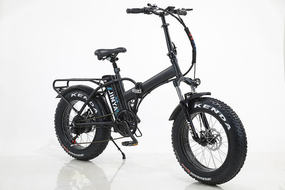 Tamaño de la rueda 26 "Ejercicio de equilibrio Plegable de grasa de neumático Bicicleta eléctrica Cuadro de aleación de aluminio