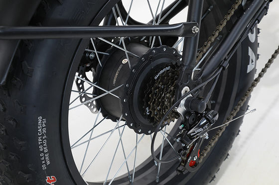 Tamaño de la rueda 26 "Ejercicio de equilibrio Plegable de grasa de neumático Bicicleta eléctrica Cuadro de aleación de aluminio