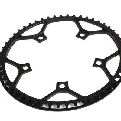 Crankset de bicicleta plegable de aleación de 170 mm 45T/47T/53T/56T/58T de velocidad única 130BCD