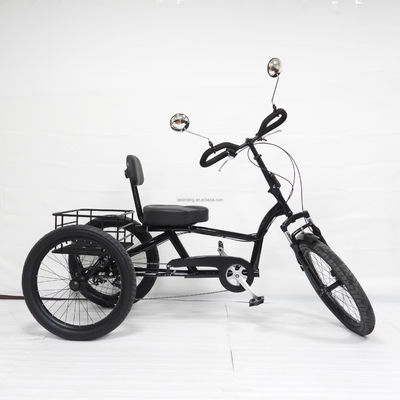 Marco de acero de alto carbono 7 velocidades Trike de carga con ruedas de aleación de aluminio de 24 pulgadas de espesor