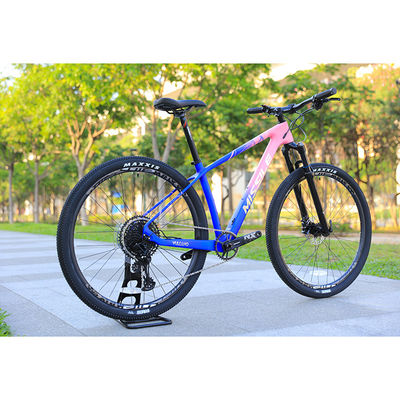 Bicicleta de montaña ligera de 29 pulgadas con tenedor delantero de fibra de carbono y cadena YBN S12S