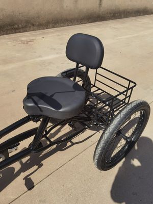 Marco de acero de alto carbono 7 velocidades Trike de carga con ruedas de aleación de aluminio de 24 pulgadas de espesor