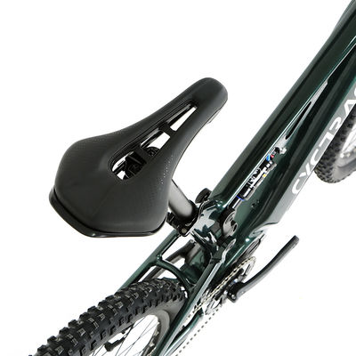 48V Mid Drive Fibra de carbono a través del eje del marco de refuerzo Cables internos Bicicleta eléctrica EM6 Ebike