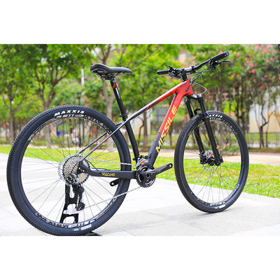 Bicicleta de montaña de 29 pulgadas con tenedor delantero de fibra de carbono de 22 velocidades y frenos de disco hidráulico