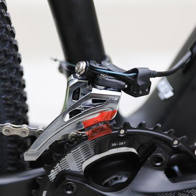 Bicicleta de montaña de 29 pulgadas con tenedor delantero de fibra de carbono de 22 velocidades y frenos de disco hidráulico