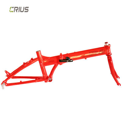 Cuadro ligero de aleación de aluminio para adultos montando bicicleta de carretera plegable de carbono de 14 pulgadas