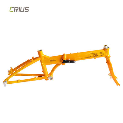 Cuadro ligero de aleación de aluminio para adultos montando bicicleta de carretera plegable de carbono de 14 pulgadas