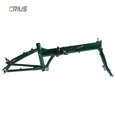 Cuadro ligero de aleación de aluminio para adultos montando bicicleta de carretera plegable de carbono de 14 pulgadas
