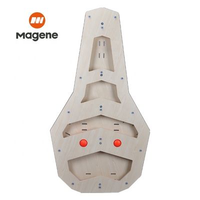 PU Cuero Entrenador para el hogar Bicicleta Indoor Rocking Board Placa de entrenamiento para bicicletas para Tacx NEO