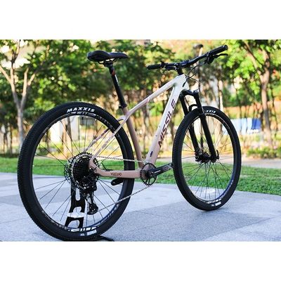 Tenedor de aleación de aluminio 29 pulgadas de bicicleta de montaña con freno de disco hidráulico y suspensión delantera