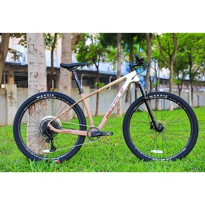 Bicicleta de montaña de 29 pulgadas para hombres con cadena YBN S12S y marco de fibra de carbono