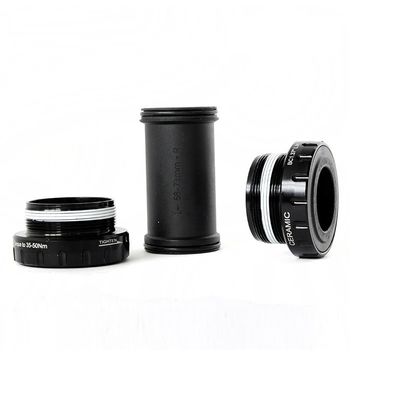 68-73mm AL7075 de aluminio PE rodamiento cerámico 24mm Presión-ajuste de carretera de bicicleta plegable soporte de fondo