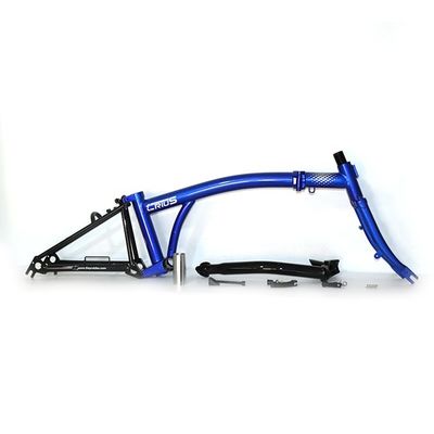 Bicicleta plegable de acero ligera de 16"-17" CR-MO 4130 para aventuras al aire libre