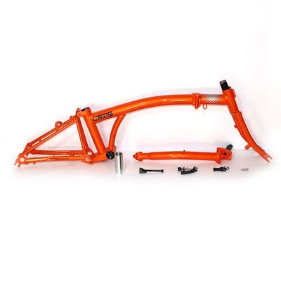 Bicicleta plegable de acero ligera de 16"-17" CR-MO 4130 para aventuras al aire libre