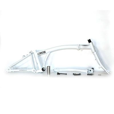 Bicicleta plegable de acero ligera de 16"-17" CR-MO 4130 para aventuras al aire libre