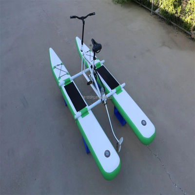 Deportes acuáticos al aire libre Bicicleta acuática metálica con bicicleta de hélice flotante inflable