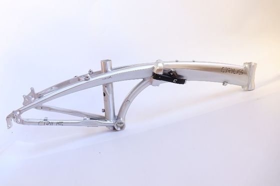 Cuadro de bicicleta plegable de aluminio de Crius 20 pulgadas de velocidad Cuadro de bicicleta plegable de aluminio