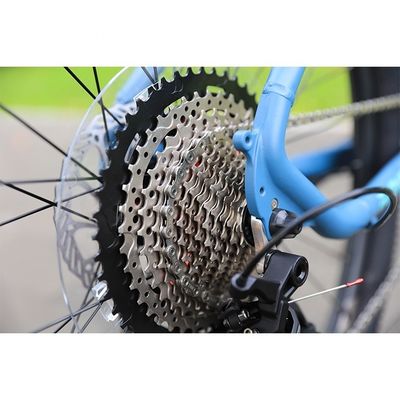 27Bicicleta para adultos de aleación de aluminio de 5 pulgadas con capacidad de carga de 150 kg y frenos de disco hidráulico
