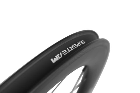 Superteam 38mm Road Wheelset con sistema de frenado en V y R13 Black Hub Elbow