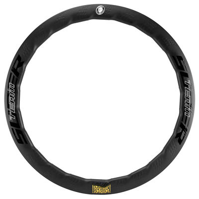 Superteam 50mm Clincher Carbono de Fibra de la rueda de conjunto 25mm de ancho de borde Freno Ciclismo Ruedas de la bicicleta