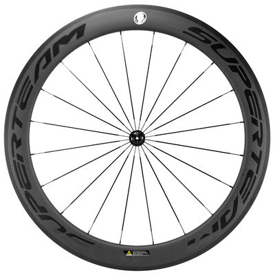 Conjunto de ruedas de bicicleta de carretera de fibra de carbono de 45 mm personalizable 700c 20 24h R13 Hub Ruedas de carbono