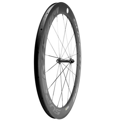 Conjunto de ruedas de bicicleta de carretera de fibra de carbono de 45 mm personalizable 700c 20 24h R13 Hub Ruedas de carbono