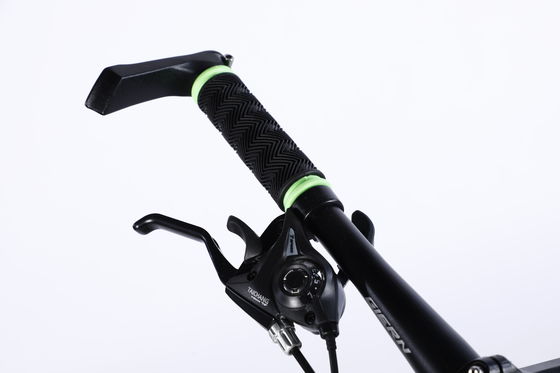 Bicicleta de montaña de material de horquilla de acero de 26 pulgadas con freno de disco de rueda delantera y trasera