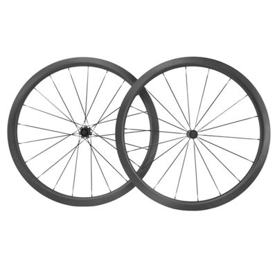 25 mm de ancho 50 mm de profundidad de la bicicleta de carretera sin tubo de carbono rueda conjunto 38C-25-R7 y personalización