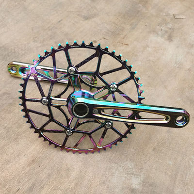 Crankset de bicicleta Litepro Plus 54T 170mm BCD 130mm Crankset hueco de aleación de aluminio por Crius