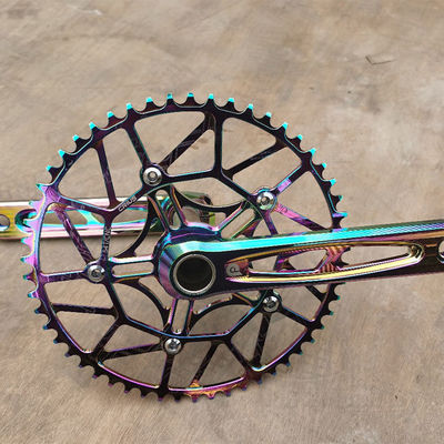 Crankset de bicicleta Litepro Plus 54T 170mm BCD 130mm Crankset hueco de aleación de aluminio por Crius