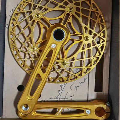 53T 56T 58T Bicicletas de carretera aleación de aluminio CNC Litepro Plus Crankset de bicicleta 130mm BCD