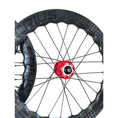 24-30h 20 pulgadas 451 Carbon Wheelset Plegable Bicicleta Wheelset Clincher Disco Freno de carbono Plegable Ruedas de bicicleta