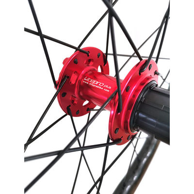 24-30h 20 pulgadas 451 Carbon Wheelset Plegable Bicicleta Wheelset Clincher Disco Freno de carbono Plegable Ruedas de bicicleta