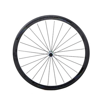Retrospecto 700c Wheel Set en negro con cuerpo de carbono RS Hub y agujeros Galaxy Color 24/24