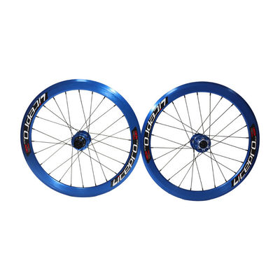 451 Freno de disco de aleación de aluminio Ruedas de bicicleta Rueda de bicicleta Clincher 24-30h Agujero de rayos