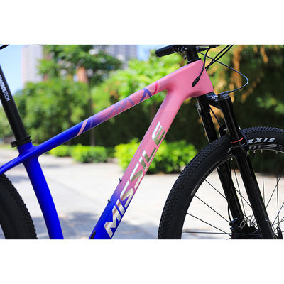 Bicicleta de montaña de construcción de fibra de carbono para adultos 29 pulgadas de aluminio de aleación de tenedor