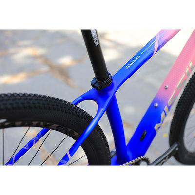Bicicleta de montaña de construcción de fibra de carbono para adultos 29 pulgadas de aluminio de aleación de tenedor