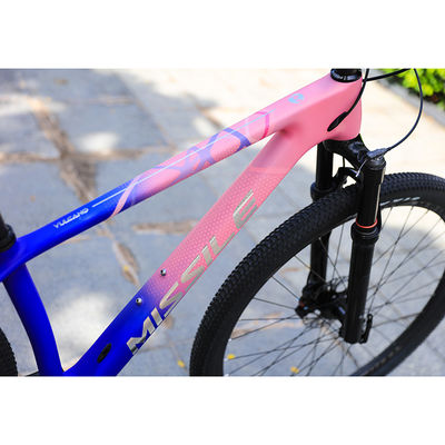 Bicicleta de montaña de construcción de fibra de carbono para adultos 29 pulgadas de aluminio de aleación de tenedor