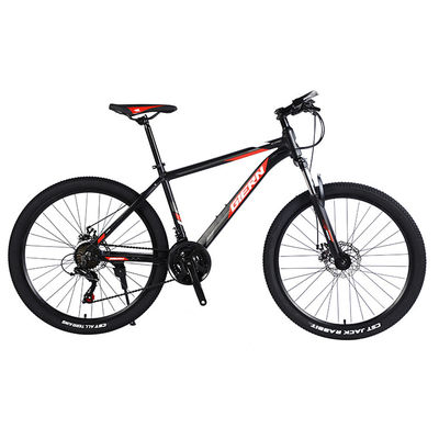 Bicicleta de montaña deportiva de marco de acero con ancho de neumático de 26 pulgadas y freno de disco mecánico Tongli
