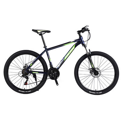 Bicicleta de montaña deportiva de marco de acero con ancho de neumático de 26 pulgadas y freno de disco mecánico Tongli