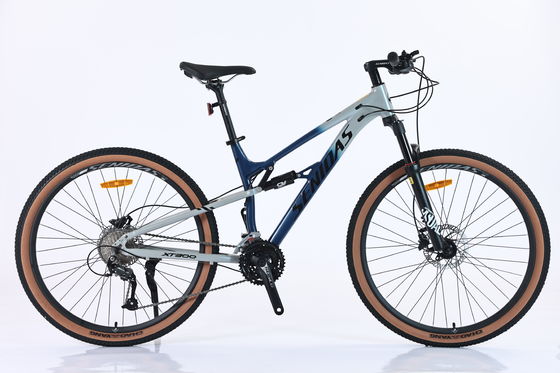 Suspensión doble personalizable de 27.5 pulgadas de cola blanda bicicleta de montaña con manillar de aluminio