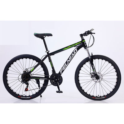 26 'Adulto de bicicleta de montaña de descubrimiento de nivel de entrada con material de tenedor de acero