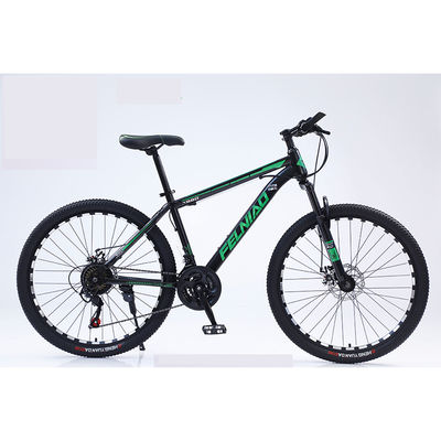Bicicleta de montaña de marco de aluminio con capacidad de carga de 100 kg y sistema de frenado hidráulico Shimano