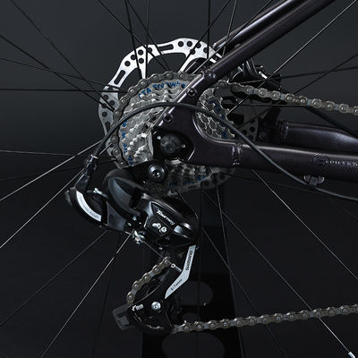 Bicicleta de aventura con pedal ordinario y material de tenedor de aluminio