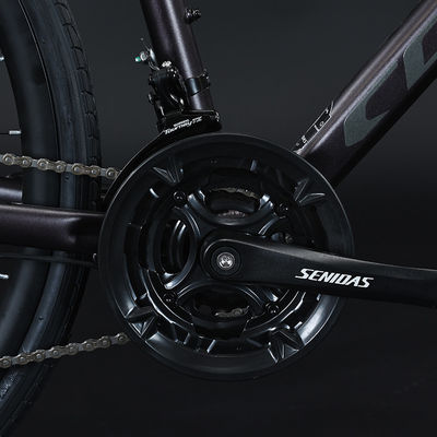 Bicicleta de aventura con pedal ordinario y material de tenedor de aluminio