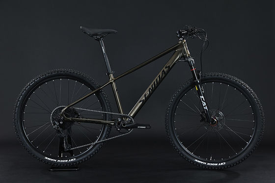 Bicicleta de montaña de aluminio con suspensión completa con tamaño de rueda de 27.5 pulgadas y cambio de Shimano