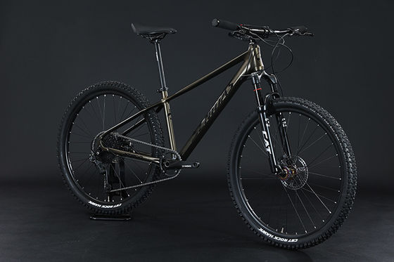 Bicicleta de montaña de aluminio con suspensión completa con tamaño de rueda de 27.5 pulgadas y cambio de Shimano